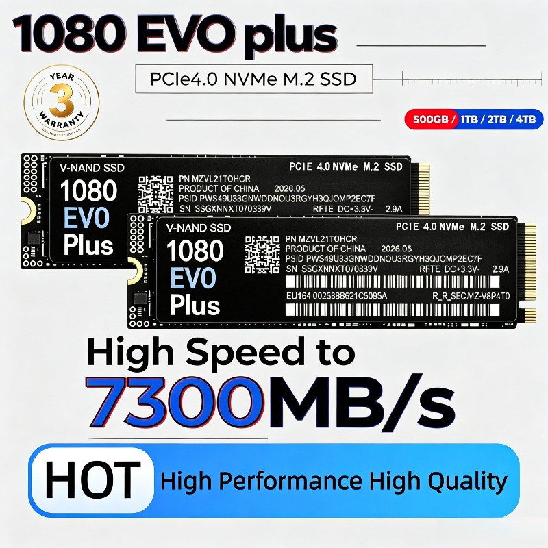 M.2 Nvme 4Tb Pcie 4.0 Ssd - Оригинальный новый внутренний твердотельный накопитель 1080